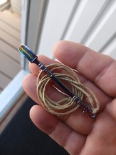 3d Shovel Spoon Pendant Necklace Hemp Festival Tool Rainbow Plated picture