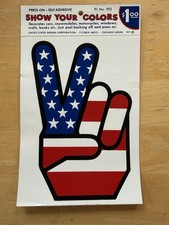 Vintage 1971 Humorous adult funny unused  vinyl sticker picture