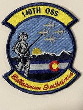 Original 140th Operations Support Squadron (OSS) - CO Air National Guard Patch picture
