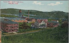 Velvet Mill Norwich Avenue Taftville CT Water Tower Danziger 1900s Postcard picture