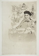 Edouard Manet Frontispiece Les Ballades 1874 Vintage Art Reprint Wall Art picture