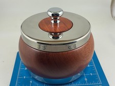 Judd's Excellent Wood & Metal Tobacco Jar w/o Seal picture