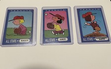 Snoopy Peanuts Ziploc Trading Cards 1990s Set Of 10 picture