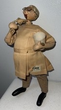 Vintage 1950's Quirky Roldan Klumpe 9” Female Dentist Doll / Pulled Tooth picture