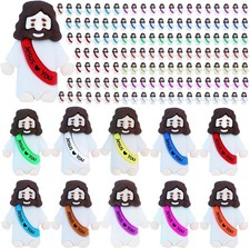 200 Pcs Little Jesus Figures– Rubber Mini Jesus Figurines in Bulk Christian Doll picture