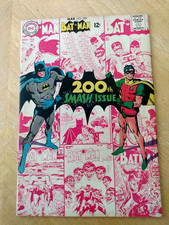 BATMAN #200...1968...DC...NEIL ADAMS...ORIGIN RETOLD...8.0 picture