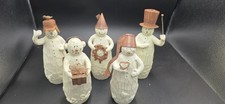 Set Of 5 Flurryville Snowman Collection Figures: Jake, Jo, Frank, Paul & Bart picture