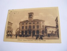 Imperia - Oneglia Palazzo Municipale and Piazza Maria Teresa - shipped f. p. 1913 picture