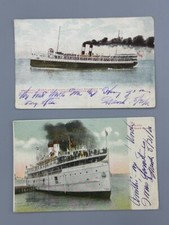 1906 SS SOUTH HAVEN SS Eastland STEAMSHIP Steamer LAKE MICHIGAN  Postcard Antque picture