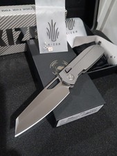 Kizer Mash WMK Exclusive Milled Titanium & Elmax Divo Knives Design #042/200 picture
