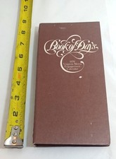 1976 Virginia Slims Book of Days Engagement Calendar Vintage Advertising Planner picture
