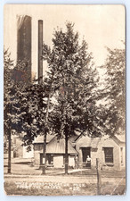 Decatur Michigan Water Works Standpipe? c1910 MI RPPC Postcard picture