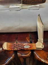 1999 Case 61549L SS. Cheshnut Bone Large CopperLock Never Used Or Sharpened. picture