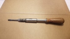 Vintage North Brothers USA Yankee No. 30A Ratcheting Screwdriver Working , VGC picture