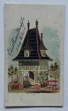 1880s E.H. Warren Black Diamond Roofing Trade Card St Louis Victorian House picture