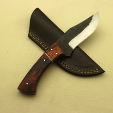 Superb looking Custom Hand Forged Railroad Spike Carbon Steel Fixed Blade Knife picture