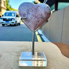 2.13LB  Top rare item on the large pink amethyst countertop picture