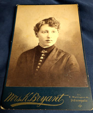 1890 Cabinet Card-Cute-Stunning Girl in 