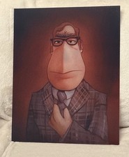 Muppet Haunted Mansion Newsman Master  Gracey Changing Portrait Disneyland Hotel picture