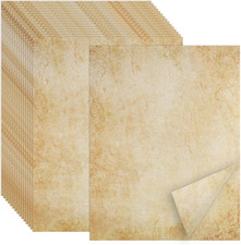 Joyberg 70PCS Vintage Paper 8.5 X 11 in Parchment Paper for Writing Letter Writi picture