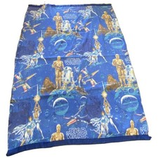 Vintage Star Wars Twin Size Blanket 1977 86