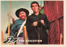 THE EXECUTION 1958 TOPPS ZORRO #28 picture