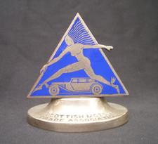 VINTAGE 1940s SCOTTISH MOTOR TRADE ASSOCIATION MASCOT ~ ART DECO GEN SEC FAIRLEY picture