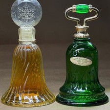 Vintage Avon Perfume Bottles Lot of 2 – Roses Roses Cologne & Bell Bottle picture