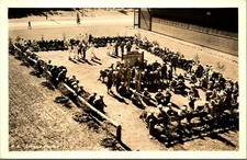 RPPC US Navy Uniform Smoke Harbor War WWII Soldier Resting Photo F-4 Postcard picture