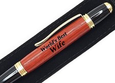 Gift For Wife World's Best Wife Present Engraved Pen picture