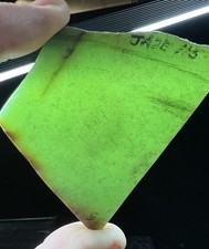 Old Stock 55.5g AAA Jadeite Slab: Imperial Caramel Apple Jadeite Cutting Rough picture