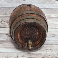 Antique 1908 John Clabitschnig Greensburg PA Pre Prohibition Mini Liquor Barrel picture