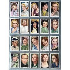1939 GALLAHER LTD. MY FAVORITE PART 48 DIFFERENT TOBACCO CARD SET picture