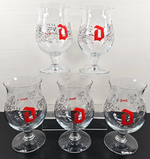 5 The Angel & The Duvel On Your Shoulder Tulip Glasses Set Johnston Belgium Beer picture