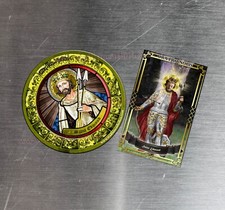 Saint Edmund the Martyr patron of pandemics magnets picture