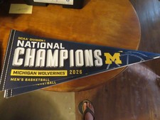 2026 NCAA National Champions Michigan Basketball pennant c1 picture