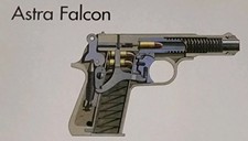 Astra Pistol Gun Picture Firearm Out of Print Details Spec Sheet Vtg Article  picture