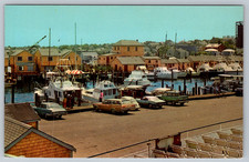 c1960s Nantucket Massachusetts Siasconset Harbor Boats Curteichcolor Postcard picture