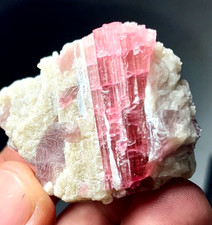 270 Carats Beautiful Pink Tourmaline Crystal Bunch Specimen from Afghanistan picture