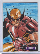 2023 Upper Deck Marvel Allegiance Infinity Wolverine Sketch By Renato Arlem picture