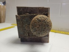 Antique Victorian Cast Iron Rim Lock  Simmons Or Eastlake Hardware Model 20 Door picture