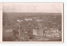 Troy New York NY RPPC Real Photo 1906 View of Troy From Prospect Park picture