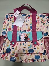 NWT DISNEY FROZEN Anna & Elsa Zippered Top Tote Bag/Backpack/Beach Bag/Purse  picture