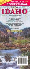 Idaho Topographic Recreational Paper Map picture