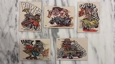 1970 Donruss Oddest Odd Rods Stickers Lot of 11 Original Unpeeled Hot Rod Card picture