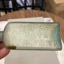 Antique RRR Radway & Co. N.Y. Act of Congress Rolled lip pontil mark picture