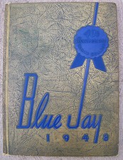 Vintage 1940s Yearbook Kansas College '48 Midwestern Post World War II Hardcover picture