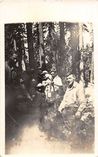 J10/ Interesting RPPC Postcard c1910 Bear Hunting Bear Rifle 158 picture