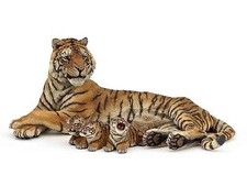 NEW PAPO 50156 Lying Tigress Nursing Tiger Cubs - RETIRED picture