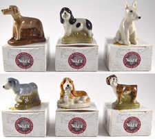 WADE DOGS WHIMSIES SET 7,  COMPLETE SET OF 6 2005, ALL BOXED picture